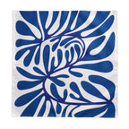 Blue Matisse Inspired Tablecloth – 100% Cotton Twill Dining Tablecloth | Modern Mediterranean Table Linen | Square & Rectangle Tablecloth