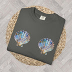 Seashell Bra T-Shirt | Cute Mermaid Beach Shirt | Ocean Style Tee | Summer Vacation Graphic T-shirt for Women