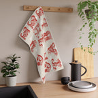 Love On The Table Tea Towel – Vintage Typography Kitchen Linen