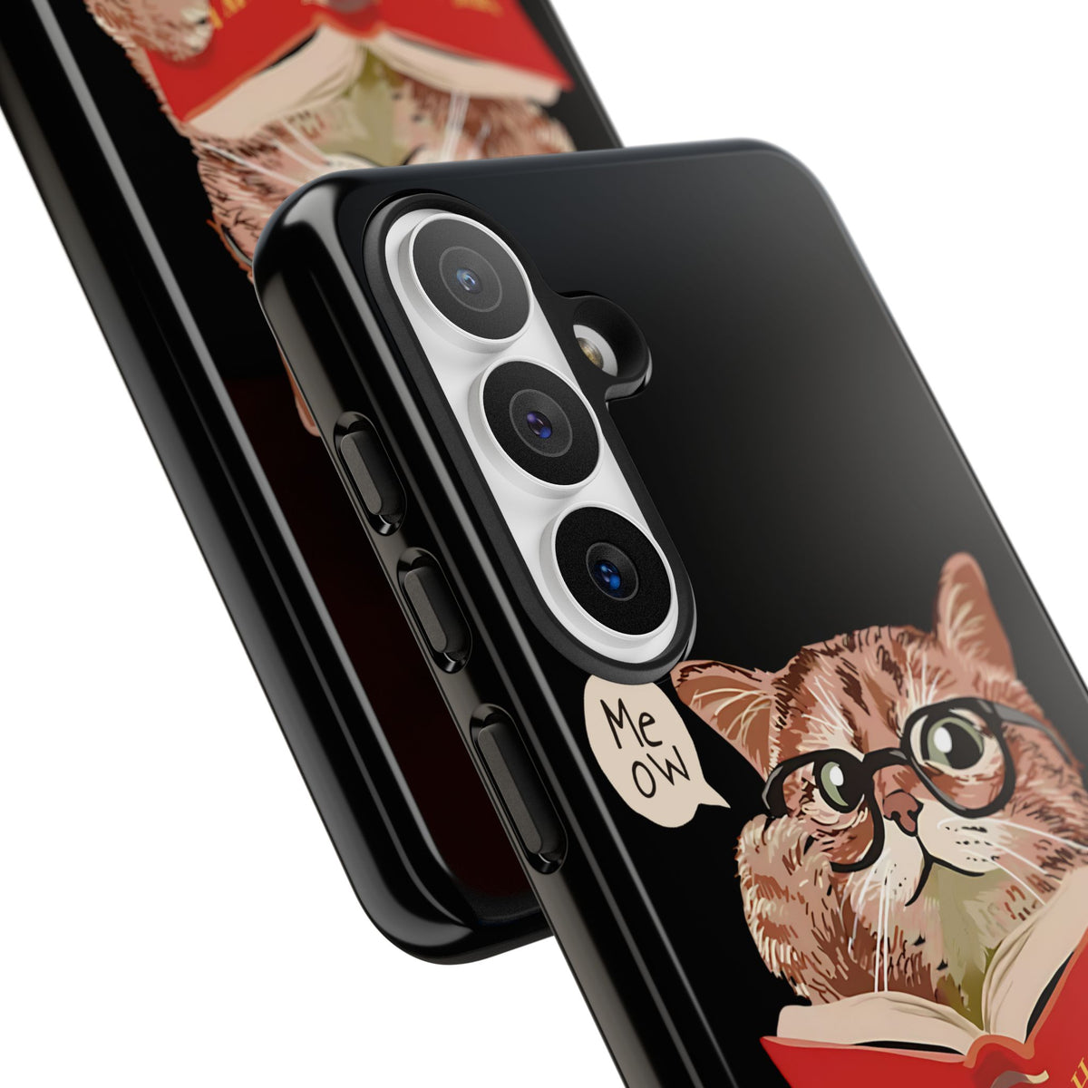 The Bookish Cat Phone Case – Easily Distracted by Cats & Books