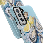 Oysters Phone Case – Nautical Ocean Cover for iPhone & Samsung | Coastal Watercolor Summer Design, Gift for Sea Lovers