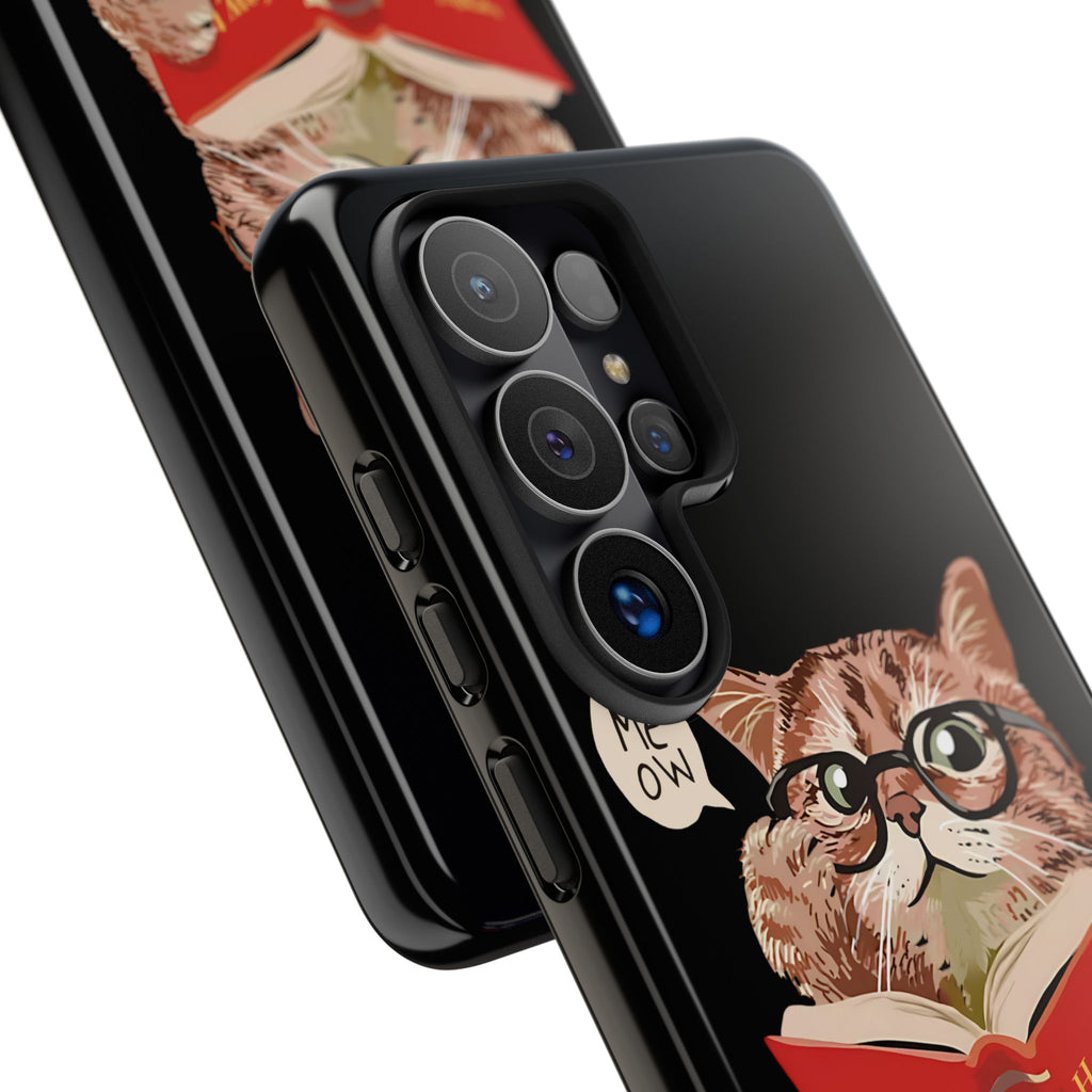 The Bookish Cat Phone Case – Easily Distracted by Cats & Books