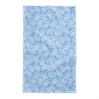 Premium Olive Branch Tablecloth – Mediterranean-Inspired, 100% Cotton Twill, Light Blue (58”x58” & 58”x102”)