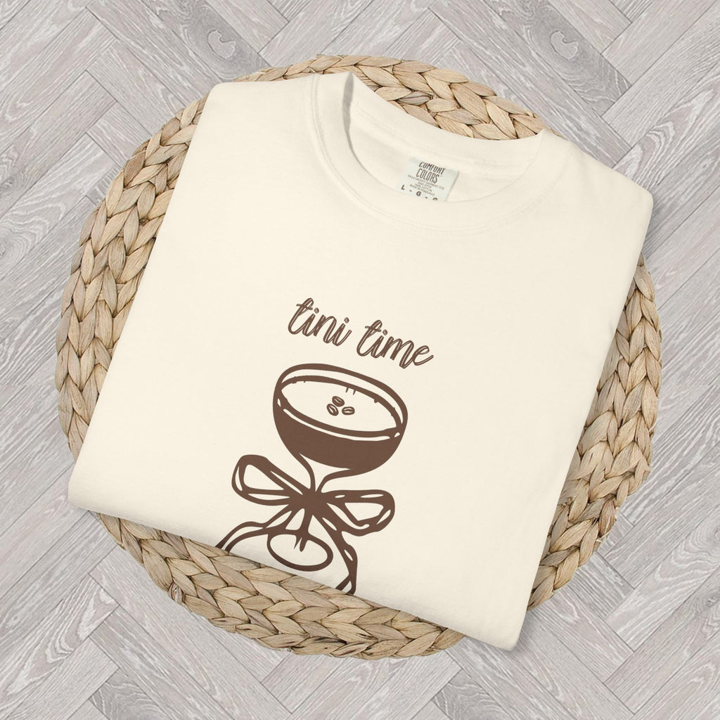 Tini Time Bachelorette Party T-Shirt | Custom Bridal Party Tee | Comfortable Cocktail Shirt for Brides and Bride Tribe