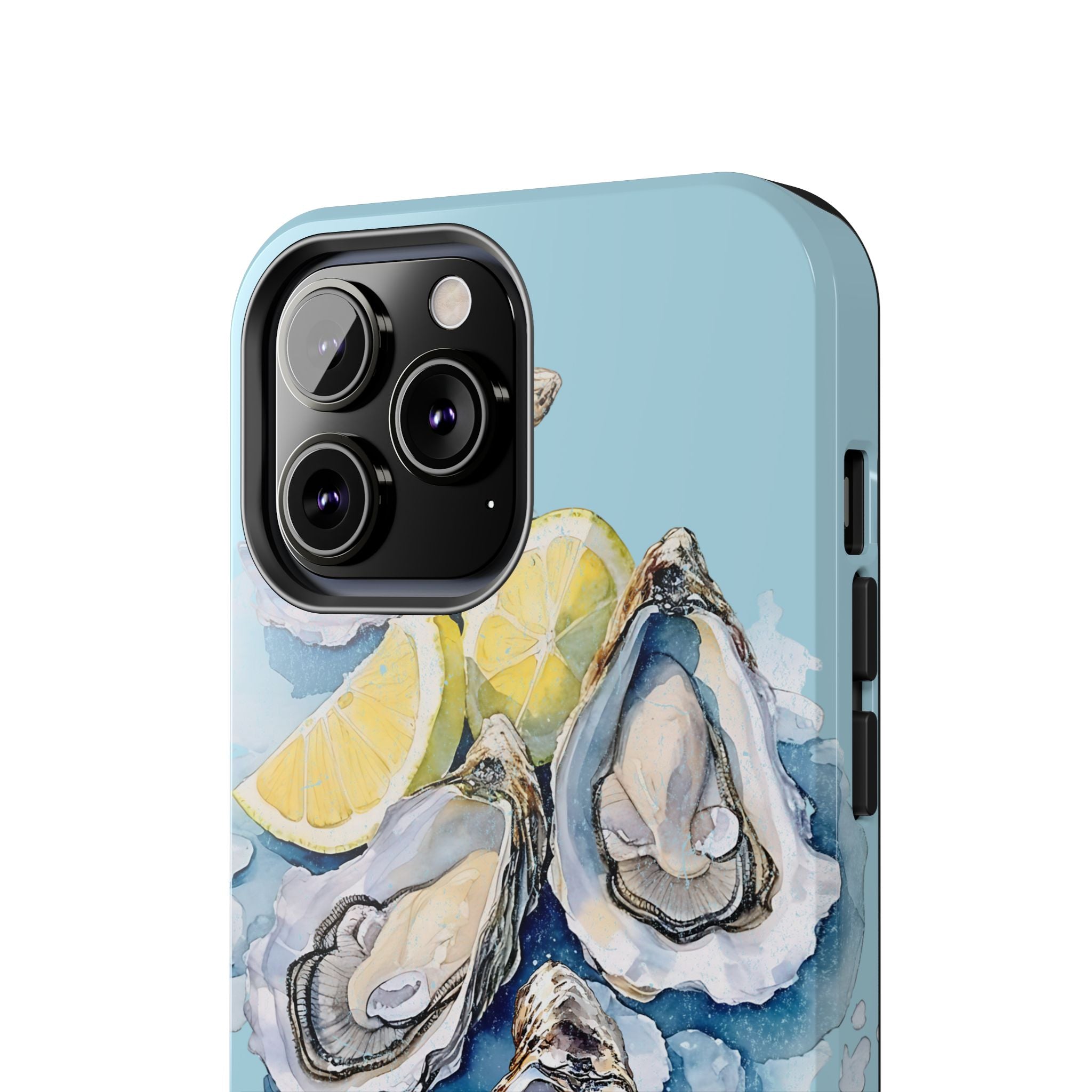 Oysters Phone Case – Nautical Ocean Cover for iPhone & Samsung | Coastal Watercolor Summer Design, Gift for Sea Lovers