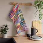 Fun Sardines Tea Towel | Coastal Kitchen Decor with Vintage Mediterranean Design