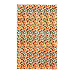Mediterranean Citrus Tablecloth | Summer Orange Grove Cotton Twill Table Linen