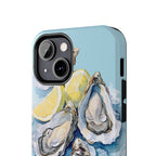 Oysters Phone Case – Nautical Ocean Cover for iPhone & Samsung | Coastal Watercolor Summer Design, Gift for Sea Lovers
