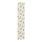 16 x 90 inch watercolour Christmas mistletoe table runner