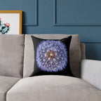 Detailed Dandelion Cushion – Nature-Inspired Design, 100% Polyester Canvas, Double-Sided Print, Available in 5 Sizes (16"x16", 18"x18", 20"x20", 24"x24", 26"x26")