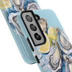 Oysters Phone Case – Nautical Ocean Cover for iPhone & Samsung | Coastal Watercolor Summer Design, Gift for Sea Lovers