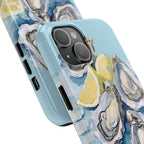 Oysters Phone Case – Nautical Ocean Cover for iPhone & Samsung | Coastal Watercolor Summer Design, Gift for Sea Lovers