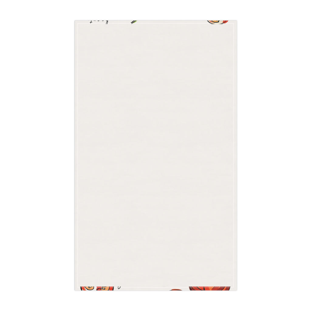 Hand-Painted Tomato Tea Towel – 100% Cotton Twill Kitchen Towel