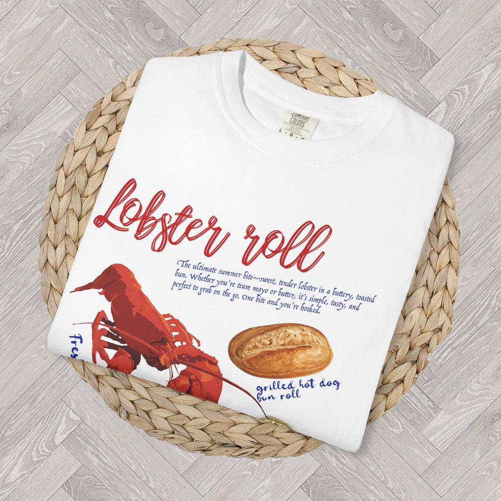 Lobster Roll Shirt – Funny Ocean Tee, Unisex Seafood Graphic T-Shirt for Beach & Coastal Lovers