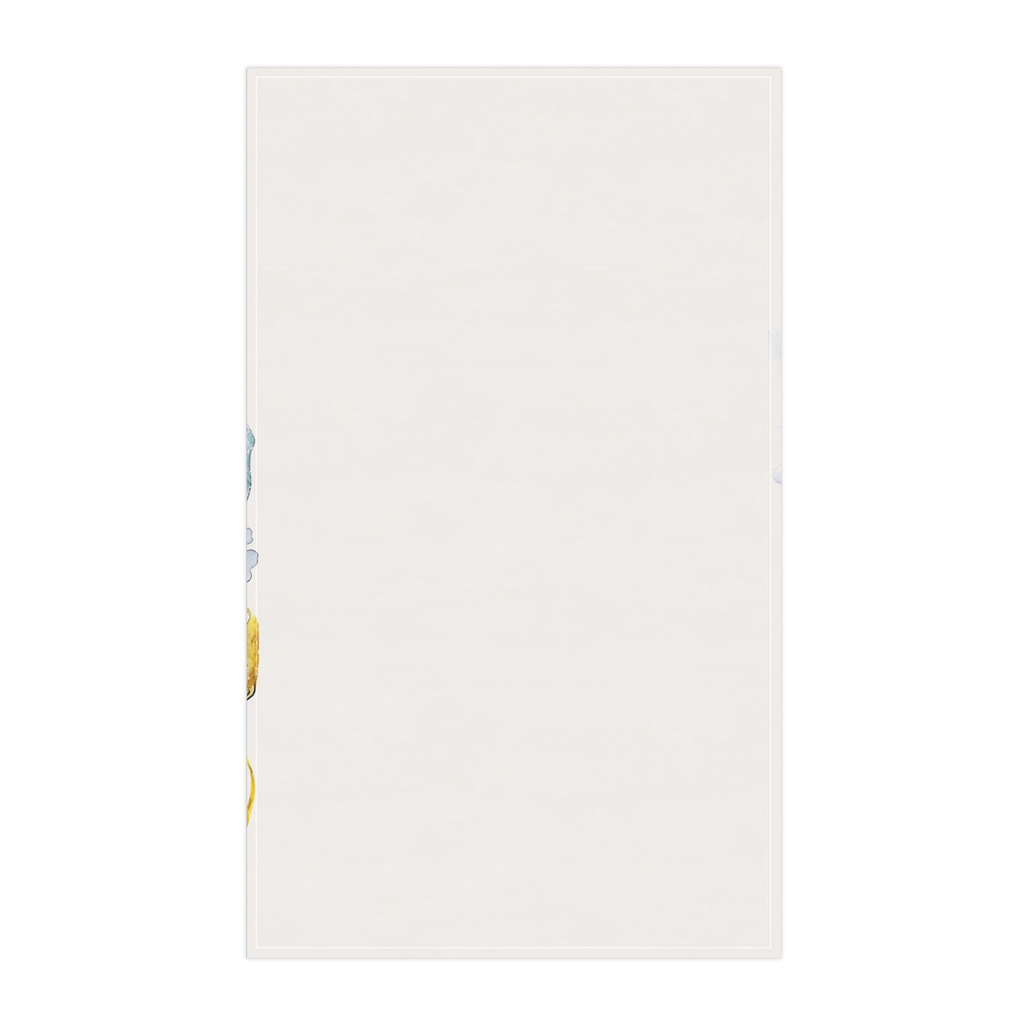 Hand-Painted Watercolor Oyster Tea Towel – 100% Cotton Twill Coastal Kitchen Towel