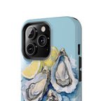 Oysters Phone Case – Nautical Ocean Cover for iPhone & Samsung | Coastal Watercolor Summer Design, Gift for Sea Lovers