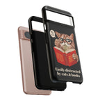The Bookish Cat Phone Case – Easily Distracted by Cats & Books