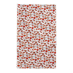 Tomato Girl Tablecloth – Mediterranean Tomato Print Cotton Table Linen for Modern Kitchens & Dining Rooms