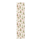 16 x 72 inch watercolour Christmas mistletoe table runner