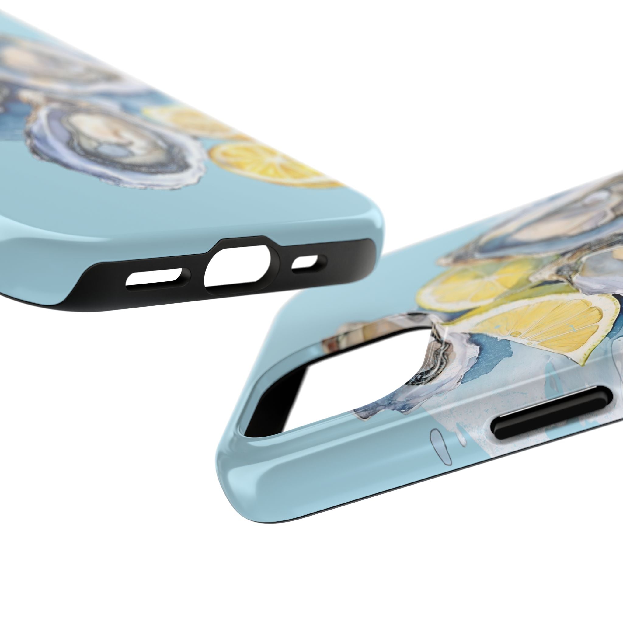 Oysters Phone Case – Nautical Ocean Cover for iPhone & Samsung | Coastal Watercolor Summer Design, Gift for Sea Lovers