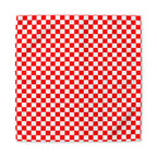 Classic red checker cloth napkins styled for farmhouse kitchen decor, restaurant tables, dinner parties, and everyday meals