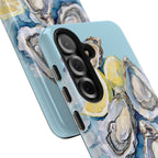 Oysters Phone Case – Nautical Ocean Cover for iPhone & Samsung | Coastal Watercolor Summer Design, Gift for Sea Lovers