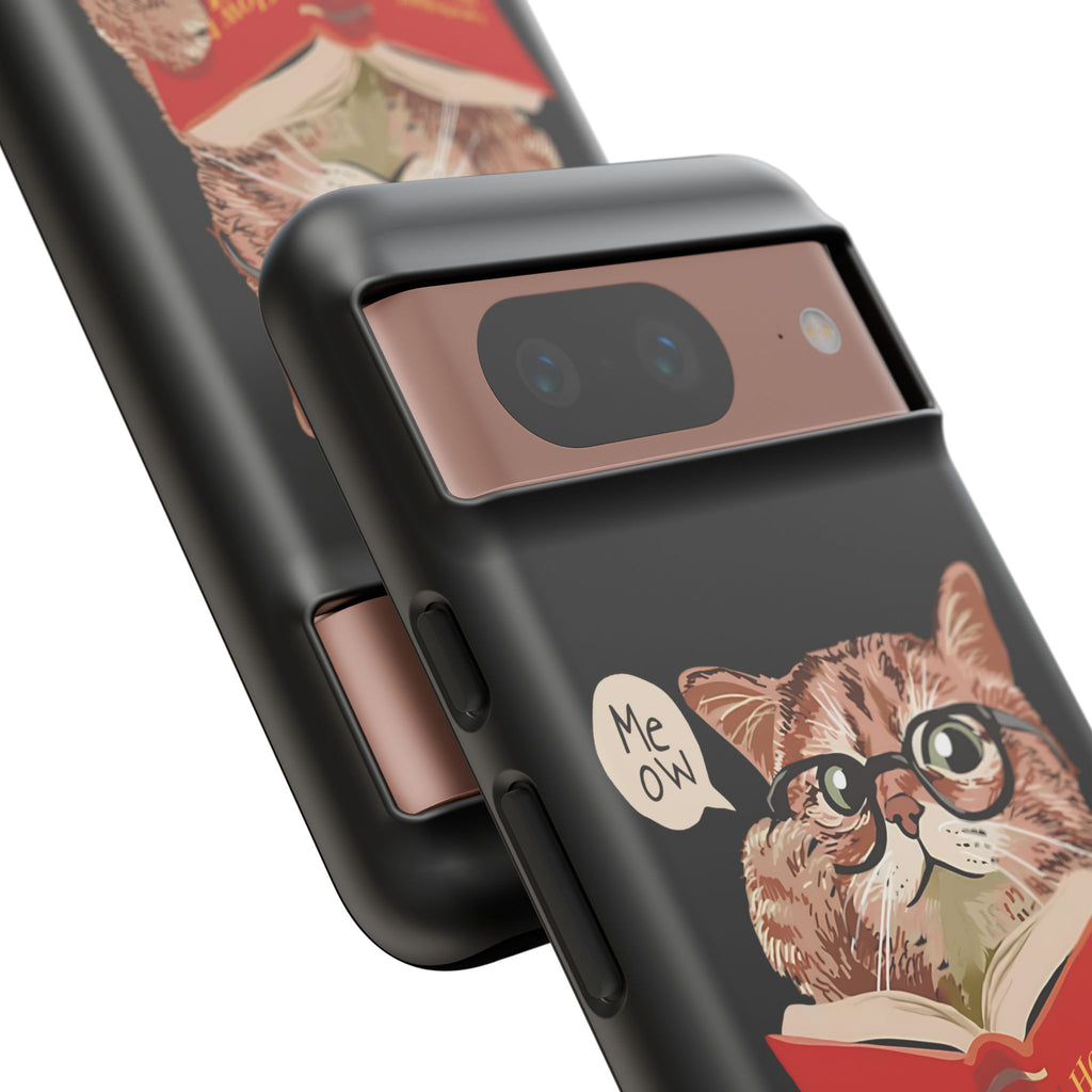 The Bookish Cat Phone Case – Easily Distracted by Cats & Books
