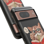 The Bookish Cat Phone Case – Easily Distracted by Cats & Books