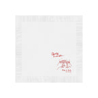 Personalized paper wedding napkin featuring the Ever After design, available in beverage and luncheon sizes for elegant celebrations.