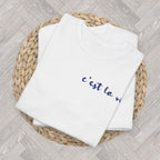 Côte d’Azur Graphic Tee – French Riviera Watercolor Oysters & Lobster T-Shirt, Summer Beach Style