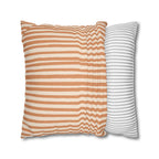 Terracotta Halloween faux suede pillow removeable cover with colourful design for sofas and armchairs.
