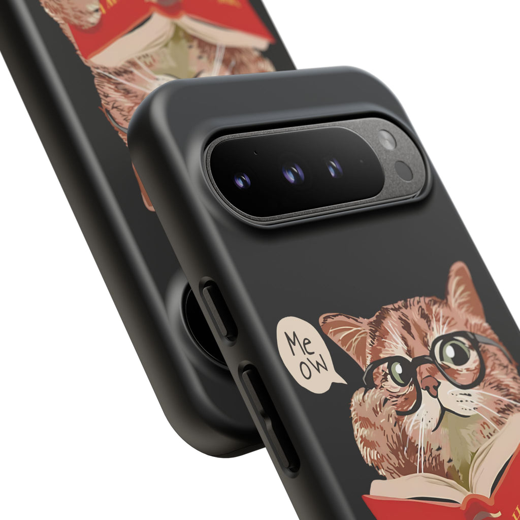 The Bookish Cat Phone Case – Easily Distracted by Cats & Books