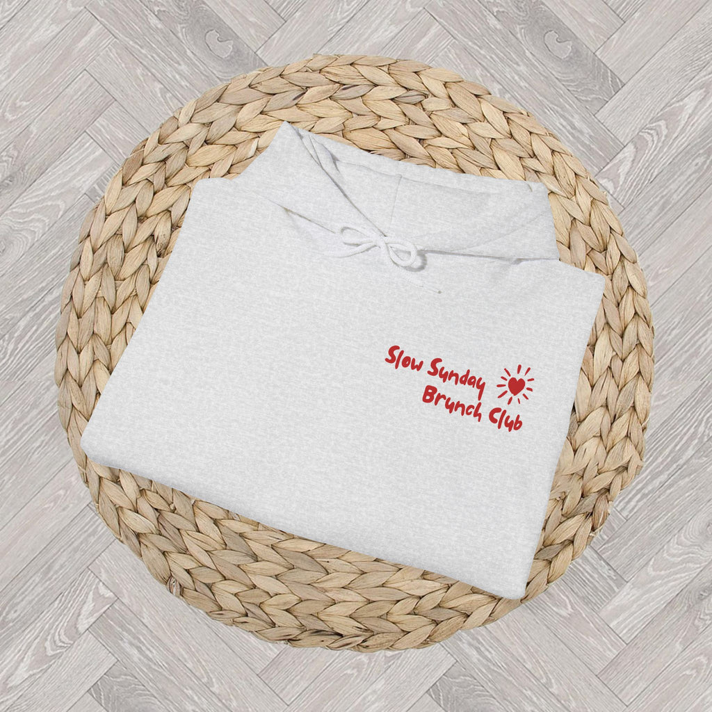 Slow Sunday Brunch Club Hoodie – Aesthetic Brunch & Coffee Lover Sweatshirt