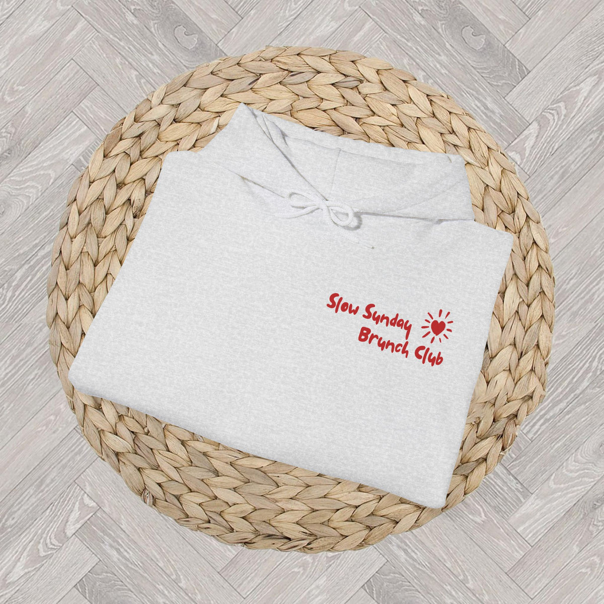 Slow Sunday Brunch Club Hoodie – Aesthetic Brunch & Coffee Lover Sweatshirt