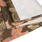 100% cotton twill fall leaves table runner with a soft textured finish