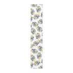 Watercolor Oysters Table Runner – Coastal Mediterranean Dining Decor