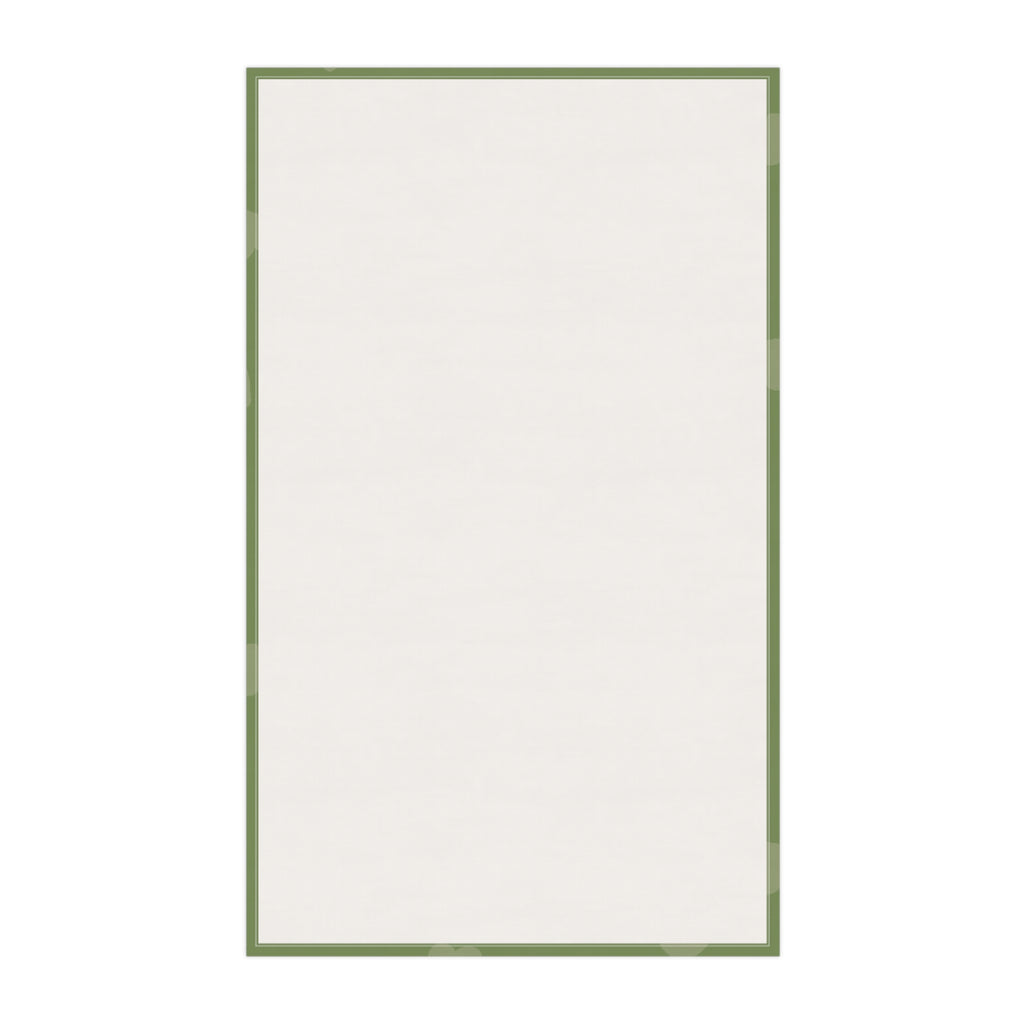 Love in Dishes Tea Towel – Mediterranean Olive Green Kitchen Linen