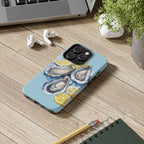 Oysters Phone Case – Nautical Ocean Cover for iPhone & Samsung | Coastal Watercolor Summer Design, Gift for Sea Lovers