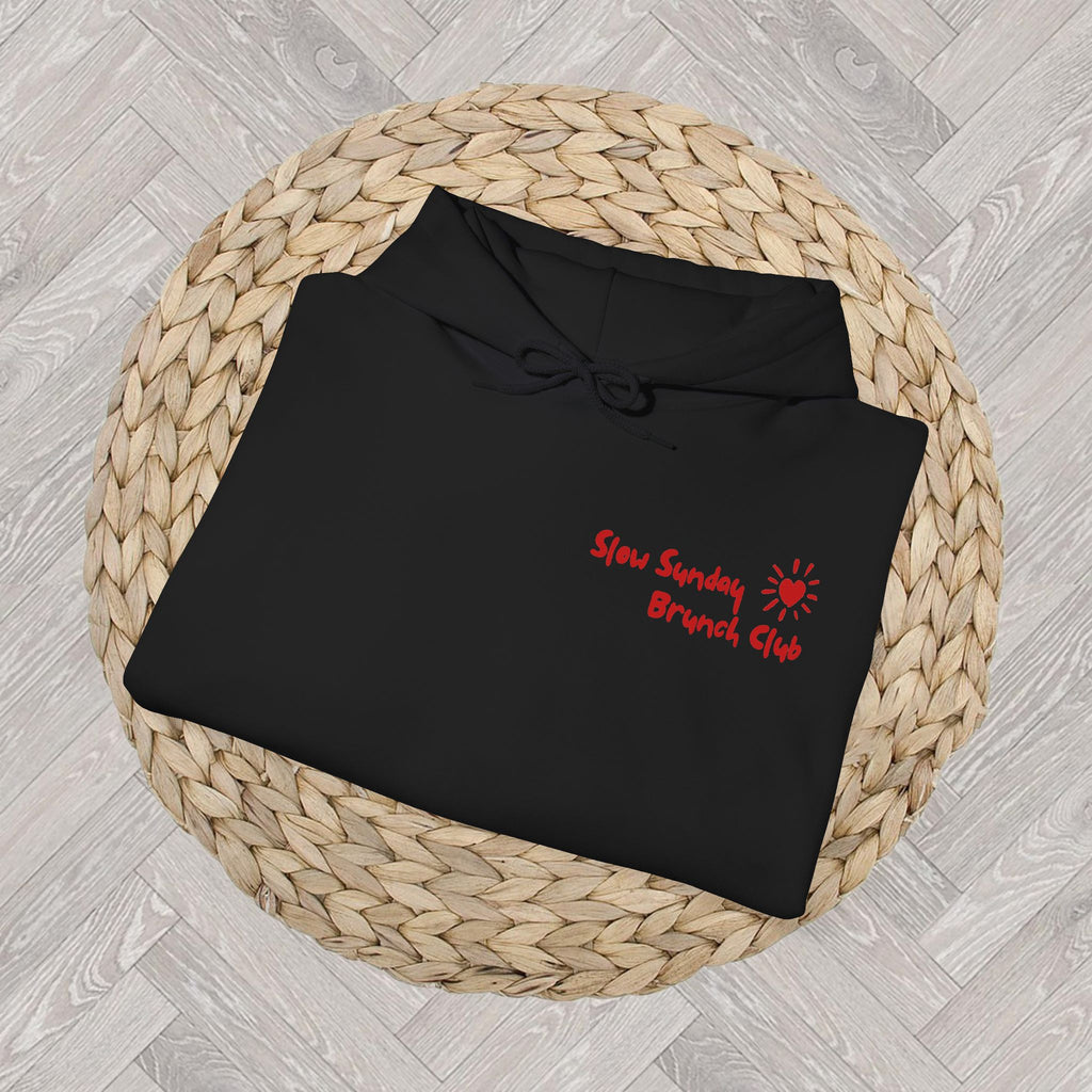 Slow Sunday Brunch Club Hoodie – Aesthetic Brunch & Coffee Lover Sweatshirt