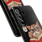 The Bookish Cat Phone Case – Easily Distracted by Cats & Books