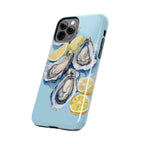 Oysters Phone Case – Nautical Ocean Cover for iPhone & Samsung | Coastal Watercolor Summer Design, Gift for Sea Lovers