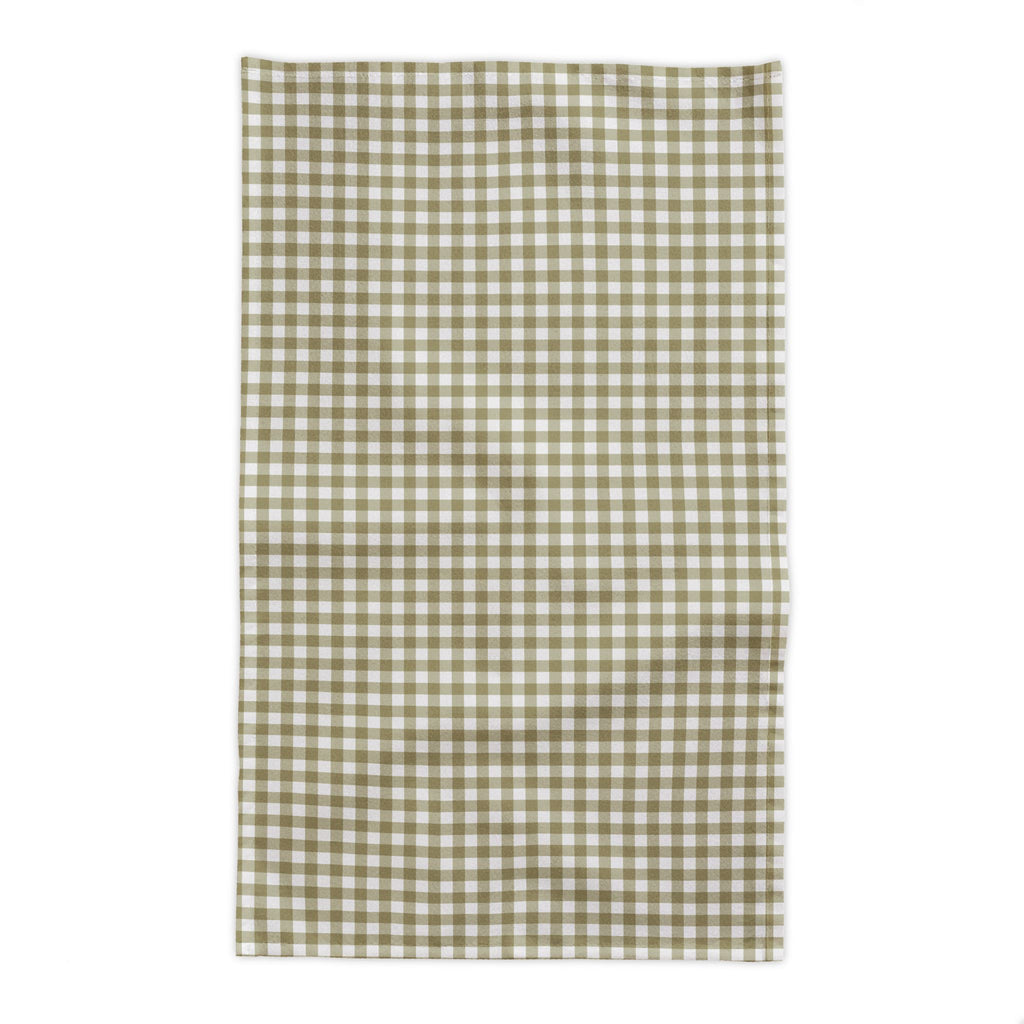 Sage Green Gingham Tablecloth – Timeless Country Check Cotton or Polyester Table Linen
