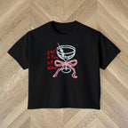 Just A Tini Bit Older Crop Top | Funny 30th Birthday Shirt For Women | Y2K Tee | Dirty Martini Aesthetic Party Girl Gift | Graphic Shirt