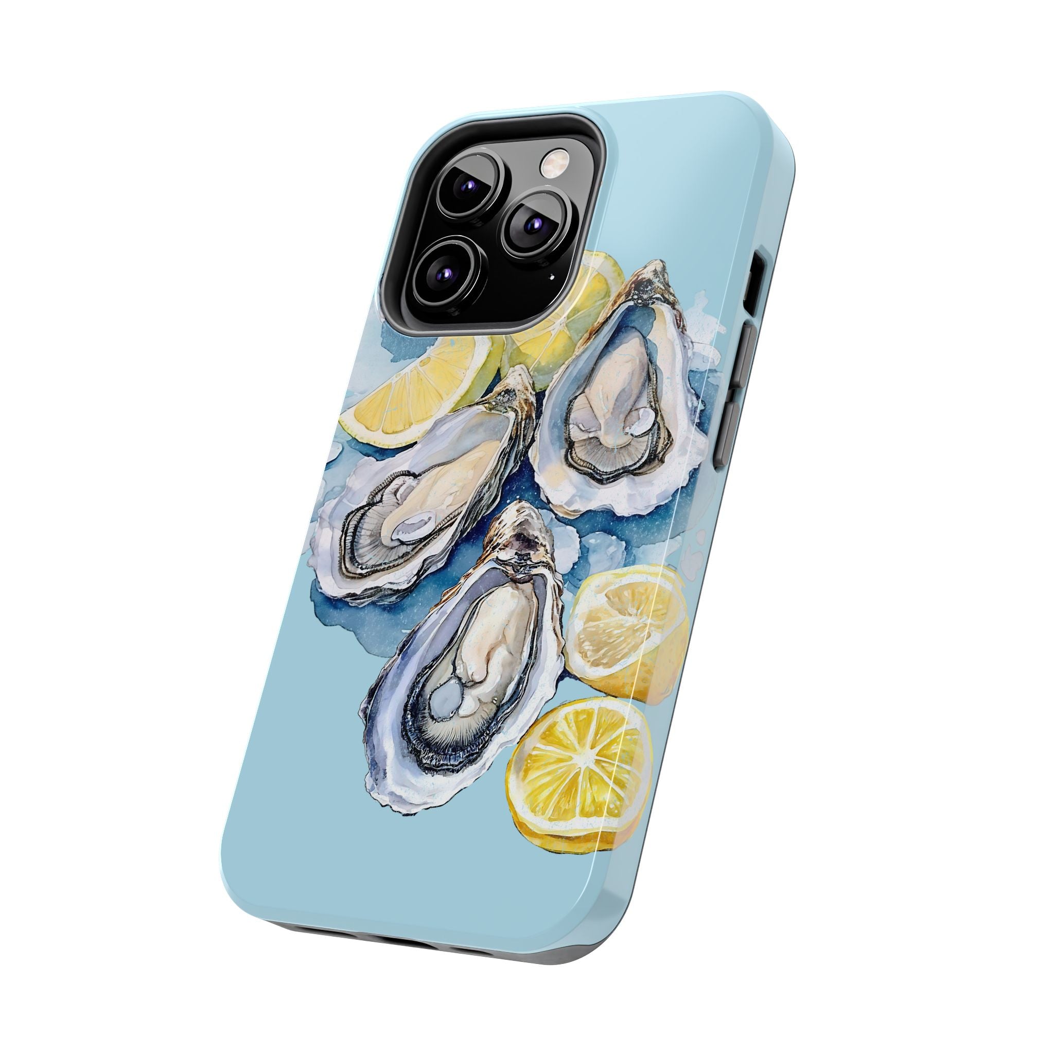 Oysters Phone Case – Nautical Ocean Cover for iPhone & Samsung | Coastal Watercolor Summer Design, Gift for Sea Lovers