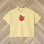 Peachy Keen Crop Shirt, Trendy Graphic Tee, Fun Summer Outfit, Tomato Girl Aesthetic, Trendy Gift for Her