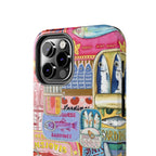 Sardines Fisherman Aesthetic Phone Case – Colorful Mediterranean Cover for iPhone & Samsung | Coastal Summer Sardine Illustration