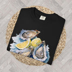 Oyster Shell Comfort Colors T-Shirt – Coastal Seafood Beach Lover Tee, Watercolor Oysters