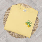 Embroidered Lemon Shirt | Ciao Bella Summer Vibes Shirt | Trendy Citrus Apparel | Cute Gift for Her | Aesthetic Fruit Design