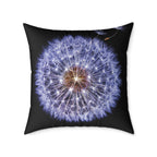 Detailed Dandelion Cushion – Nature-Inspired Design, 100% Polyester Canvas, Double-Sided Print, Available in 5 Sizes (16"x16", 18"x18", 20"x20", 24"x24", 26"x26")