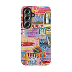 Sardines Fisherman Aesthetic Phone Case – Colorful Mediterranean Cover for iPhone & Samsung | Coastal Summer Sardine Illustration